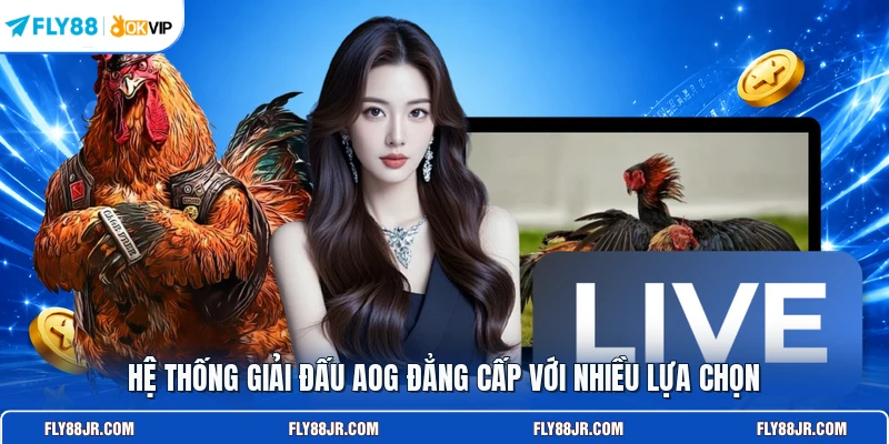 Hệ thống giải đấu AOG đẳng cấp với nhiều lựa chọn 